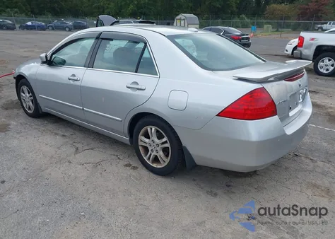 2007 Honda Accord 2.4 Ex из США, поврежденный, VIN 1HGCM56797A178661